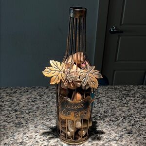 Gold Wine Cork Holder